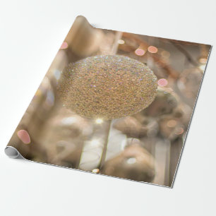 Elegant Chic Christmas Ball Holiday Wrapping Paper