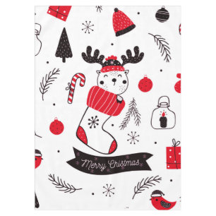 Elegant chic Christmas pattern Tablecloth
