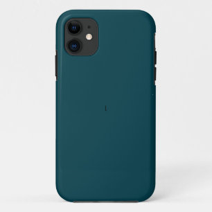 Elegant Chic Dark Blue Teal  iPhone 11 Case