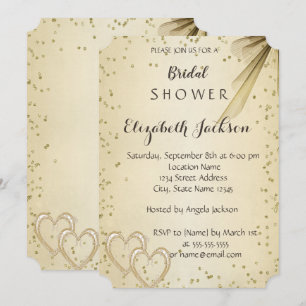 Elegant Chic Diamonds  Bridal Shower Invitation