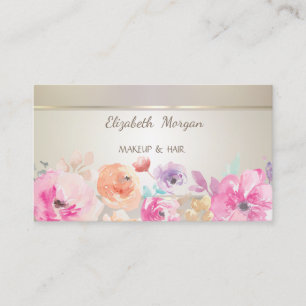 Elegant Chic ,Dots,Striped,Floral Appointment Card
