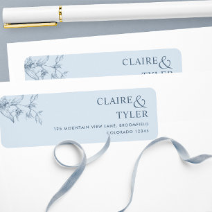 Elegant Chic Dusty Blue Wedding