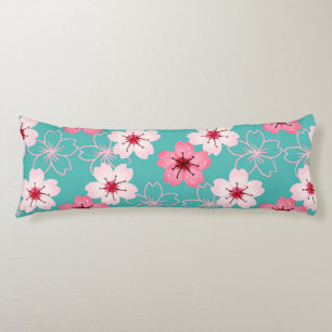 Elegant chic floral Cherry Blossom pattern pillow