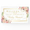 Elegant Chic Floral Gold Frame Baby Shower