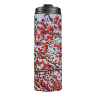 Elegant Chic Flower Blossom Thermal Tumbler