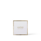 Elegant chic gold modern square minimalist white