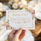 Elegant Chic Gold Pink Floral Wedding Details