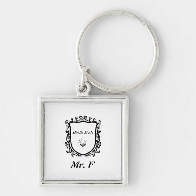 Elegant Chic Golf Keychain gift 2026  (Front)