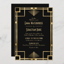 Elegant chic  Great Gatsby Art Deco Wedding