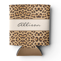 Elegant Chic Leopard Print Personalized