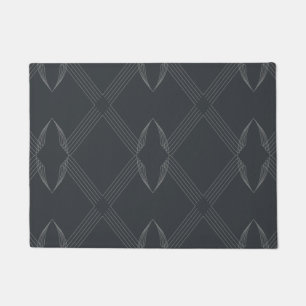 Elegant, chic, luxurious, simple line pattern doormat