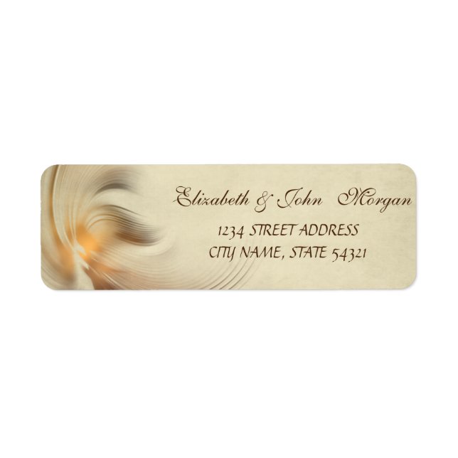 Elegant  Chic Luxury   Address Label (Front)