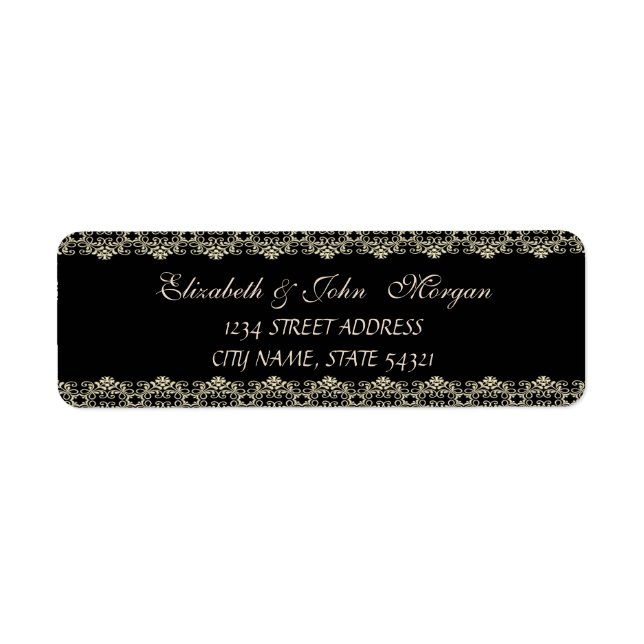 Elegant  Chic Luxury ,Black,Lace (Front)