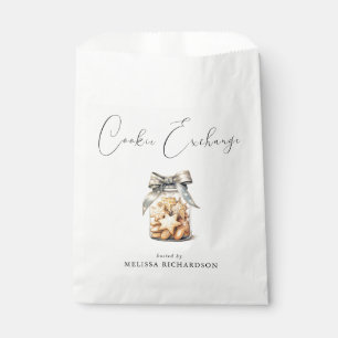Elegant Chic Modern Cookie Exchange Favour Bags