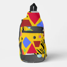 Elegant chic modern geometric style boy