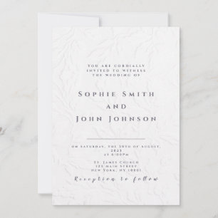 Elegant Chic & Modern Wedding Invitation