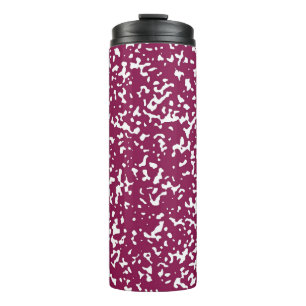 Elegant  Chic Purple Composition Book  Thermal Tumbler