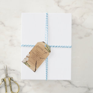 Elegant & Chic Rustic Wedding Wooden Thank You Gift Tags