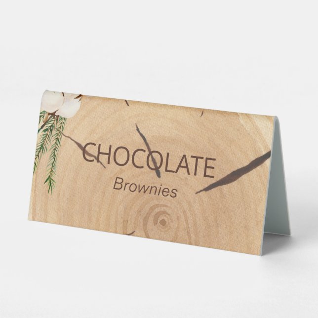 Elegant & Chic Rustic Wood cut Wedding (Front)