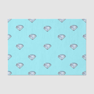 Elegant Chic Shiny Diamonds Girly Tissue Paper