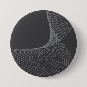 Elegant, chic, simple, modern graphic pattern art 7.5 cm round badge