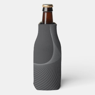 Elegant, chic, simple, modern graphic pattern art bottle cooler