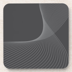 Elegant, chic, simple, modern graphic pattern art coaster