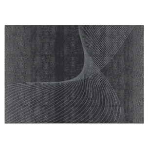 Elegant, chic, simple, modern graphic pattern art cutting board