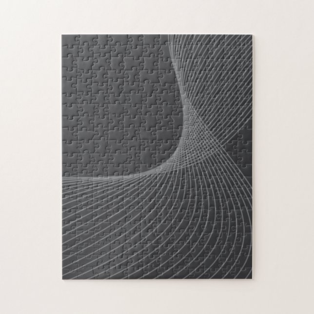 Elegant, chic, simple, modern graphic pattern art jigsaw puzzle (Vertical)