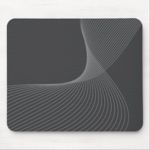 Elegant, chic, simple, modern graphic pattern art mouse mat