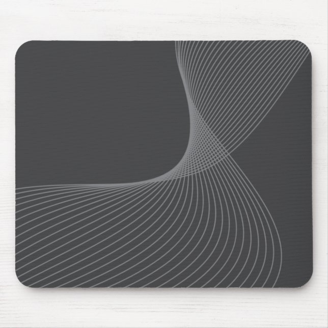 Elegant, chic, simple, modern graphic pattern art mouse mat (Front)