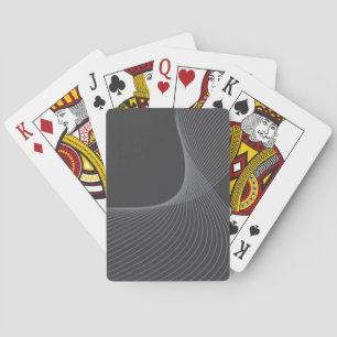Elegant, chic, simple, modern graphic pattern art playing cards