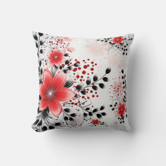 Elegant Chic Stylish Floral Colourful Cushion