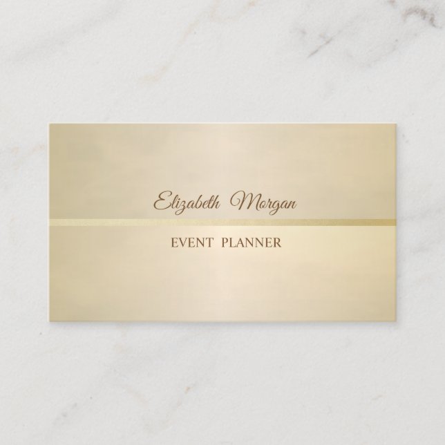 Elegant,Chic,Vintage,Simple Business Card (Front)