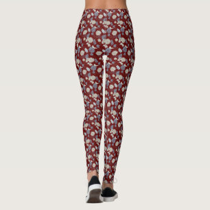 Elegant Chic Wildflower  Leggings