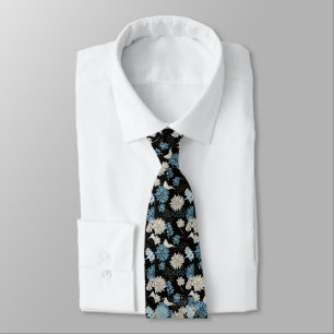 Elegant Chic Wildflower Men's  Tie