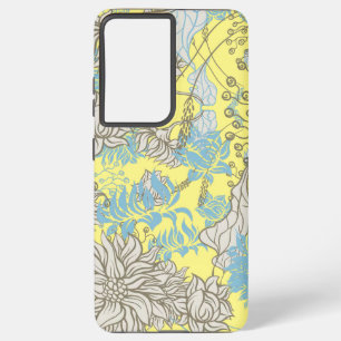 Elegant  Chic Wildflower Yellow   Samsung Galaxy Case