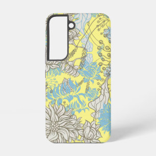 Elegant Chic Wildflower Yellow  Samsung Galaxy Case
