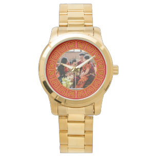 Elegant Chinese New Year Lunar New Year Red Photo Watch
