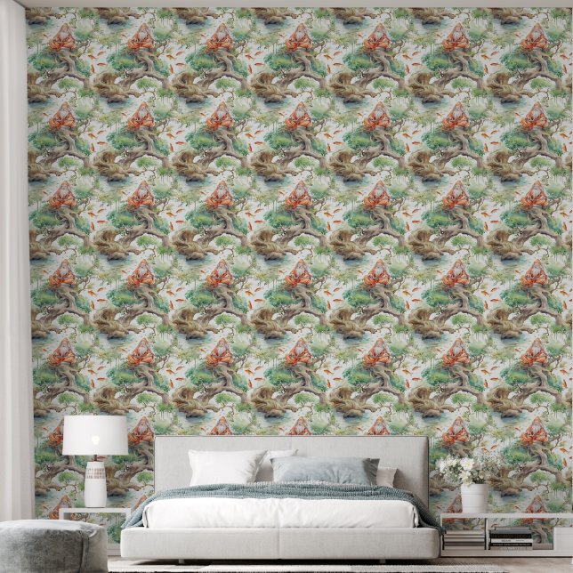 Elegant Chinese Wallpaper (Bedroom)