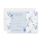Elegant Chinoiserie Blue and White Floral Wedding
