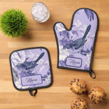 Elegant Chinoiserie Floral Lilac