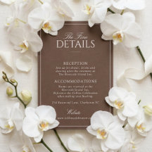Elegant Chocolate Brown Old Money details card