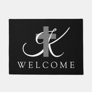 Christian Doormats Welcome Mats Zazzle Co Uk