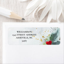 Elegant Christmas and Winter Watercolor Wedding