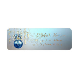 Elegant Christmas Ball ,Sparkle,Blue