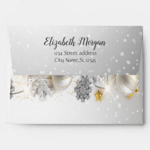 Elegant Christmas Balls Envelope