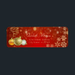 Elegant Christmas Balls , Snowflakes<br><div class="desc">Elegant christmas balls and  snowflakes on red background.</div>