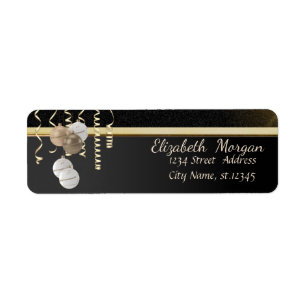 Elegant Christmas Balls ,Sparkle,Faux Gold,Black