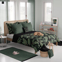 Elegant Christmas Branches on Black